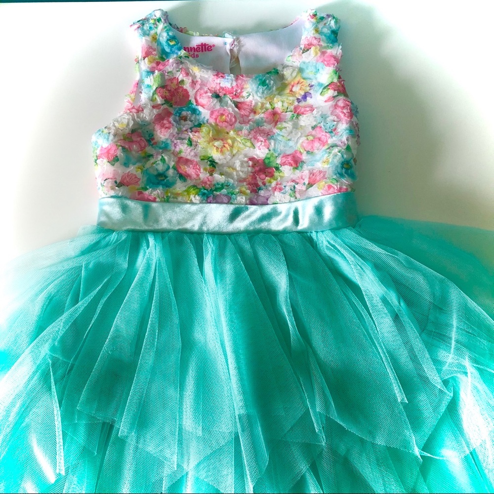 Nanette Girl Floral & Teal Dress - Bundle & Save